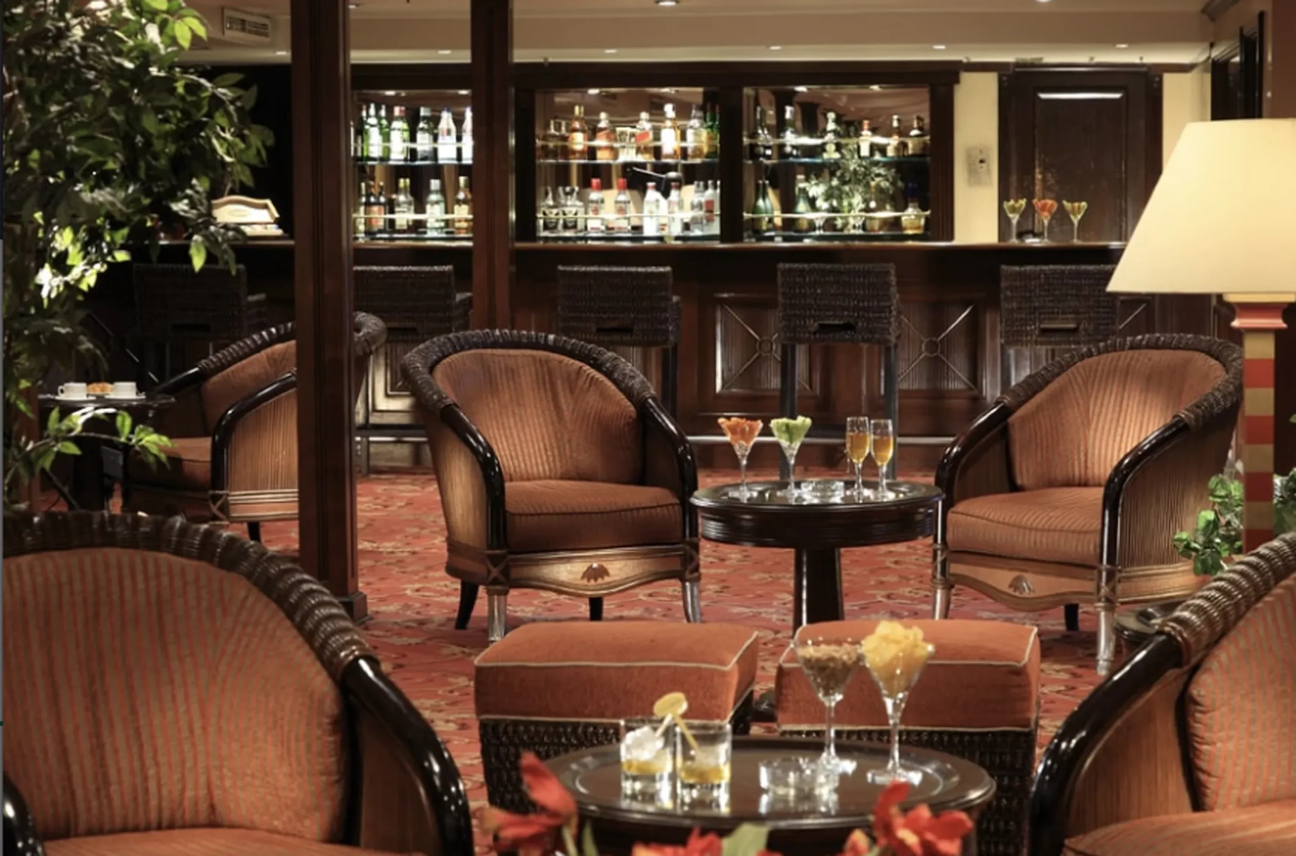 Lounge aboard the JAZ Crown Empress Nile Cruise Nile cruise